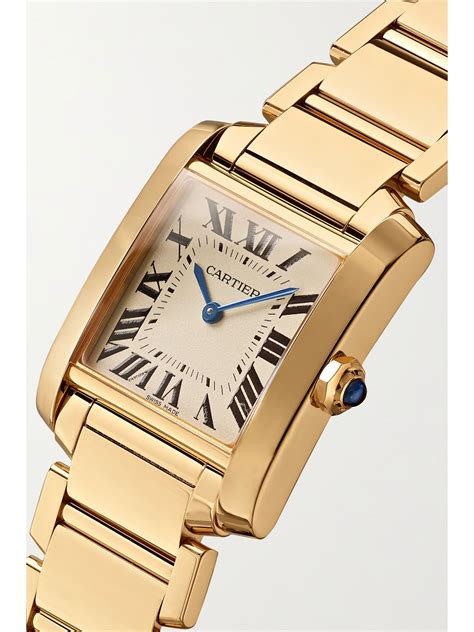 cartier gold tank watch|cartier gold tank francaise.